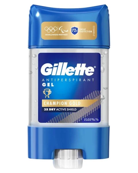 Gillette Antiperspirant Gel Champion Gold