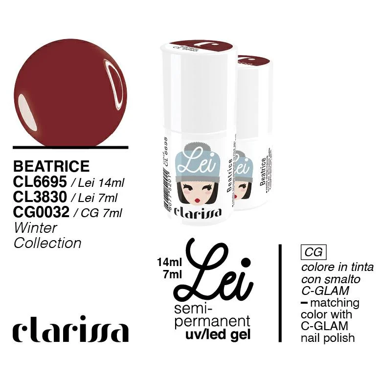 CLARISSA SMALTO SEMIPERMANENTE LEI BEATRICE 7ML CL 3830