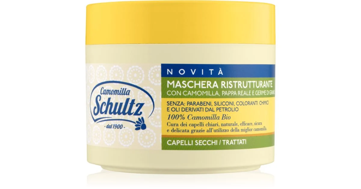 Camomilla Schultz Camomilla maschera ristrutturante per capelli 300 ml