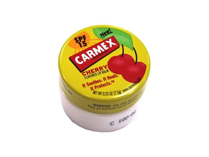 Carmex balsamo idratante labbra gusto ciliegia vaso 7,5g