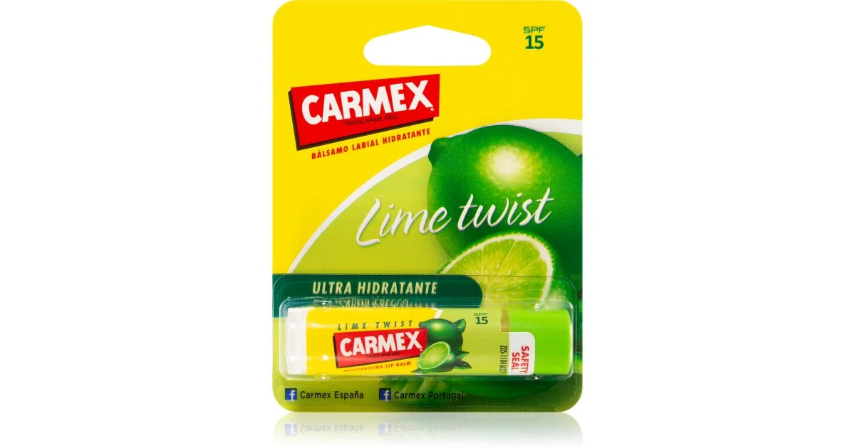 Carmex Lime Twist burrocacao idratante in stick SPF 15 4,25 g