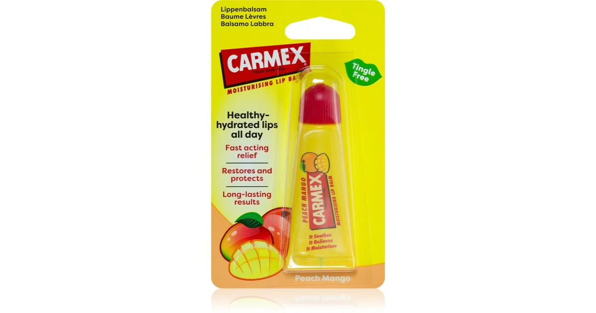 Carmex Pesca e Mango balsamo labbra in tubetto 10 g