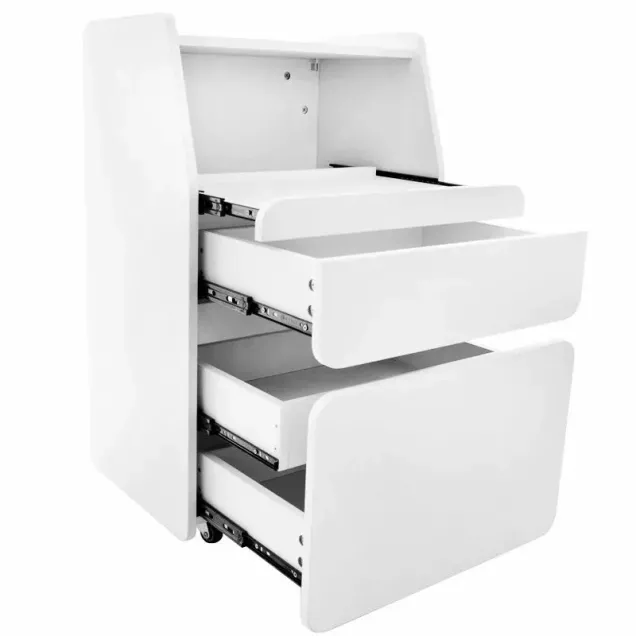 Carrello Estetica Professionale con 3 Cassetti e 1 Vano Estraibile New
