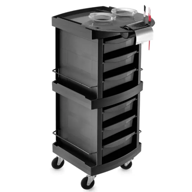 Carrello Parrucchiere per Tinte Capelli con Porta Carta Stagnola