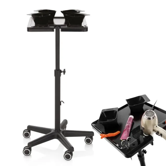 Carrello Parrucchiere per Tinture Capelli Professionale con Ripiano Magnetico