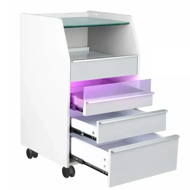 Carrello Podologico per Strumenti con Sterilizzatore Uv Incorporato