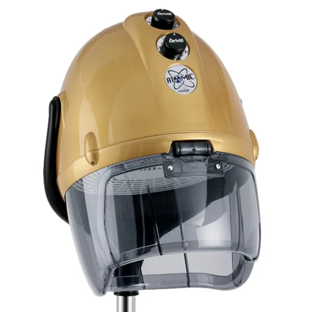 Casco per Capelli Oro a 2 Velocità da 1400 Watt Atomic Made Italy