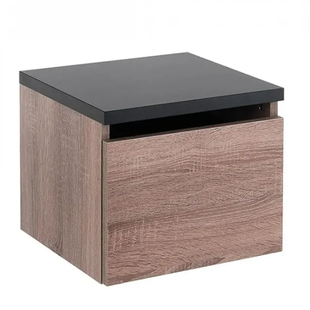 Cassettiera per Salone Parrucchiere e Barbiere Marrone