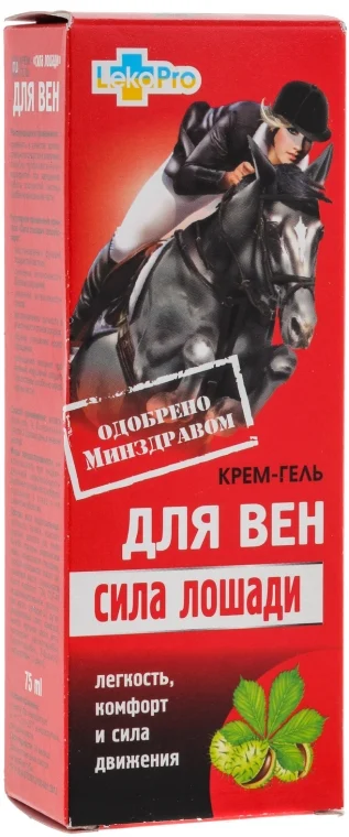 Crema-gel per vene varicose "Horse Power"