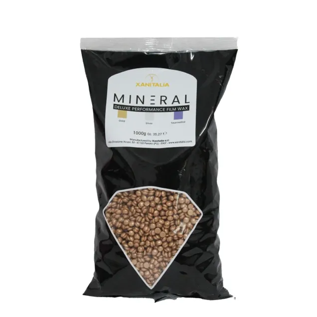 Cera Brasiliana per Ceretta Senza Strisce Gold Oro Mineral 1 Kg.