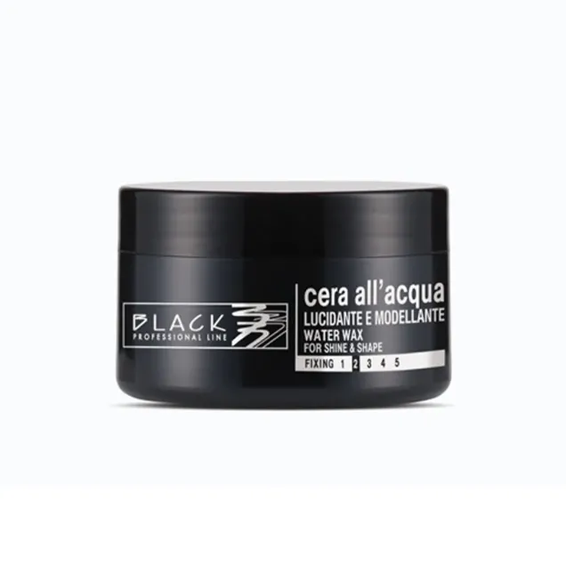 Cera Capelli ad Acqua Lucidante e Modellante Water Wax 100 ml Black