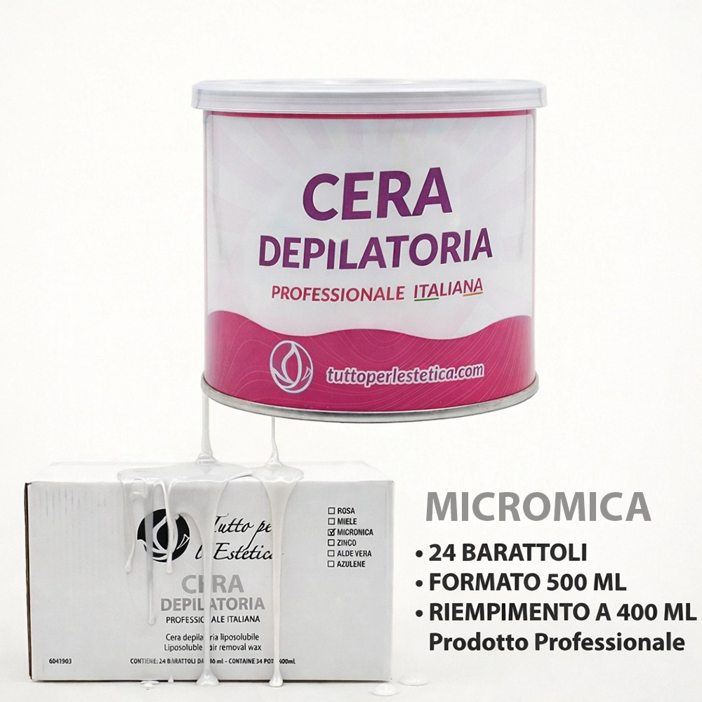 Cera Depilatoria Micromica 400 ml Professionale liposolubile Tuttoperlestetica – Made in Italy