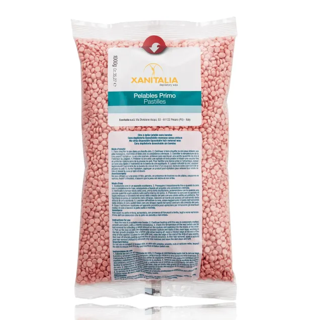 Ceretta Brasiliana Rosa in Granelli Utilizzabile Senza Strisce 800 gr.