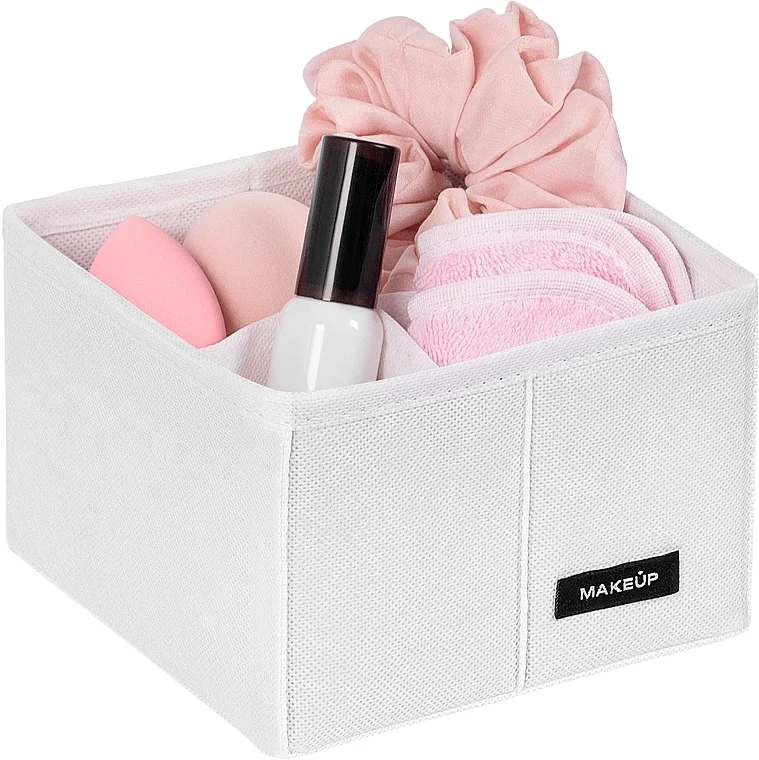 Organizer portaoggetti, bianco 15x15x10 cm "Home"