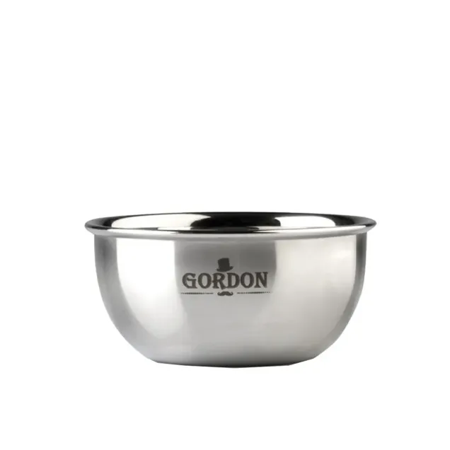 Ciotola da Barba Professionale in Acciaio Inox Gordon Barber