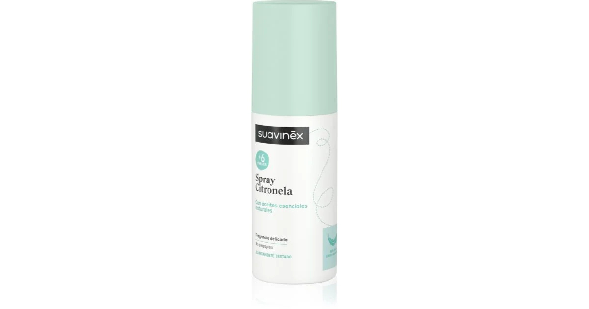 Suavinex Citronella Spray contro zanzare e zecche 6 mesi+ 100 ml