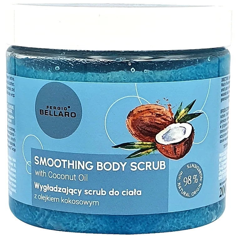 Scrub corpo levigante con olio di cocco