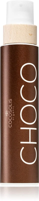 COCOSOLIS CHOCO olio trattante e abbronzante senza fattore di protezione con profumazione al cioccolato 200 ml