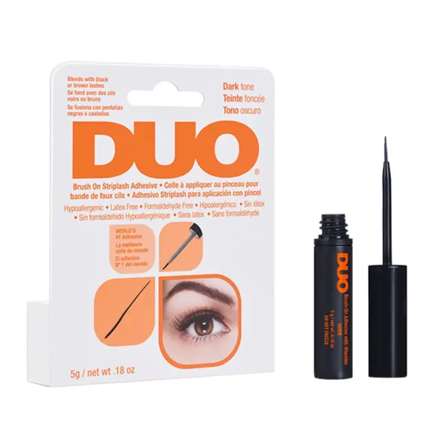 Colla Ciglia Finte Duo Impermeabile Nera con Pennello 5 gr.