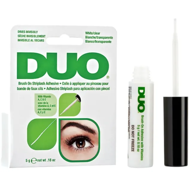 Colla Ciglia Finte Duo Impermeabile e Trasparente con Pennello 5 gr.