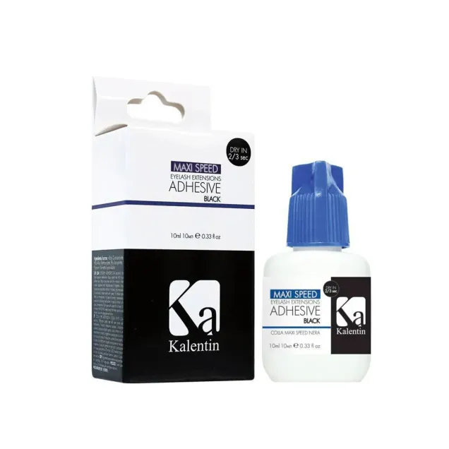 Colla Extension Ciglia Maxi Speed 2/3 Secondi Nera Kalentin 10 ml