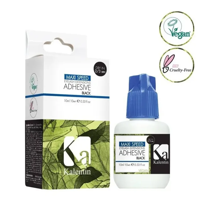 Colla Extension Ciglia Maxi Speed 2/3 Secondi Nera Vegana Kalentin 10 ml