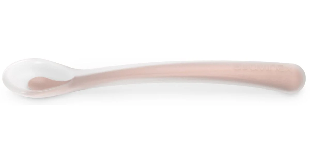 Suavinex Colour Essence Silicone Spoon cucchiaino 4 mesi+ Marshmallow Nude