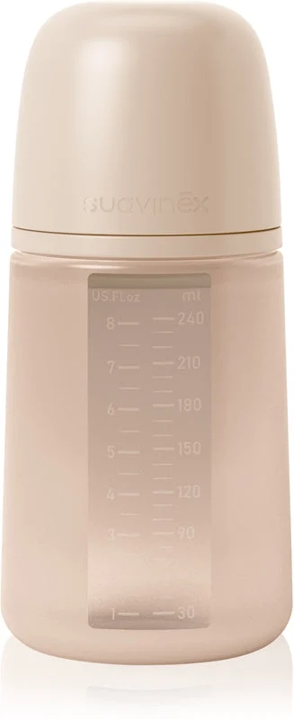 Suavinex Colour Essence SX Pro biberon flusso medio - Marshmallow Nude 240 ml