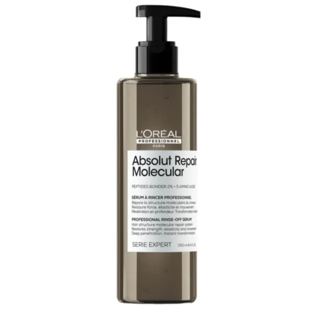 Conditioner l'Oreal Absolut Repair Molecular per Capelli Danneggiati 250 ml