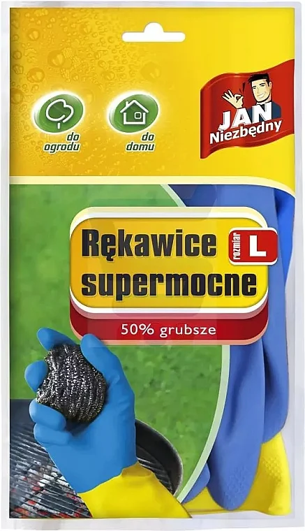 Guanti in lattice per faccende domestiche, super resistenti, taglia L