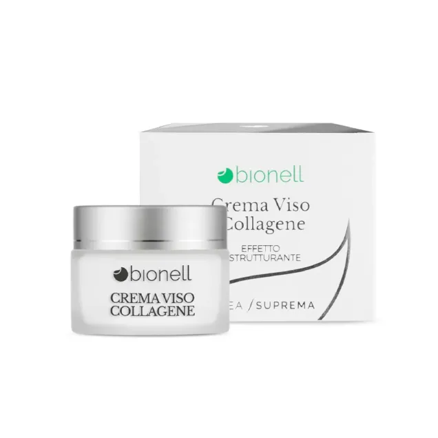Crema al Collagene per il Viso Effetto Ristrutturante Professionale Bionell Senza Parabeni 75 ml