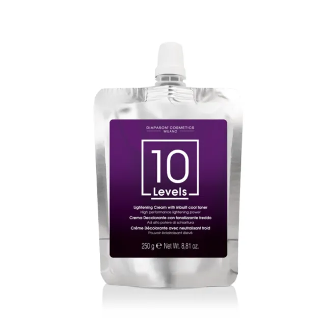 Crema Decolorante Fino a 10 Livelli Schiaritura Diapason 250 gr.