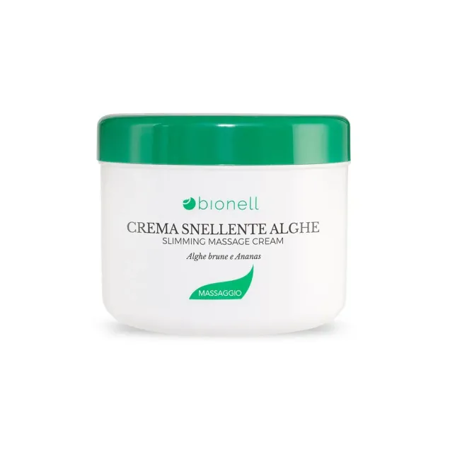 Crema Massaggio Snellente Alghe Professionale Bionell Senza Parabeni 500 ml