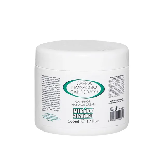Crema per Massaggio Canforata Professionale Phyto Sintesi 500 ml