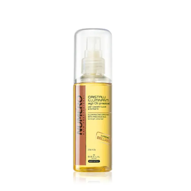 Cristalli Illuminanti di Oli Preziosi per Capelli Lucidi Numero Hair 75 ml