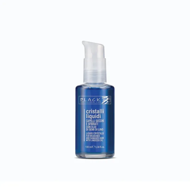 Cristalli Liquidi Capelli Spenti con Semi Di Lino Black Professional 100 ml