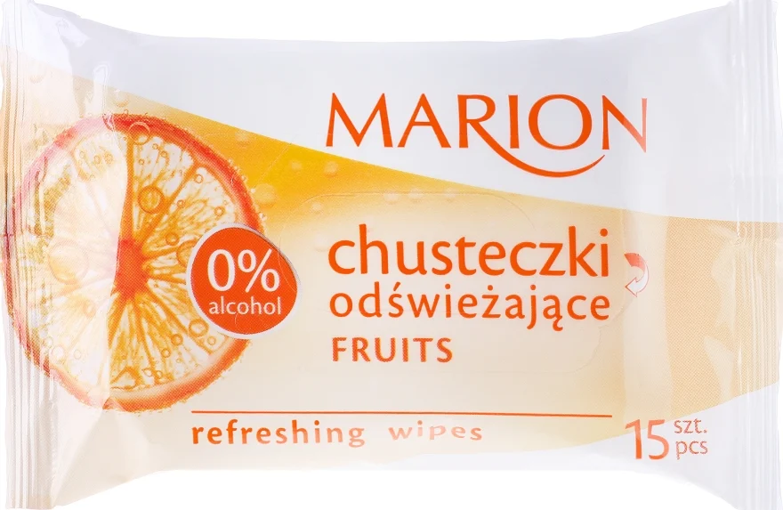 Salviette umidificate "Frutta", 15 pz