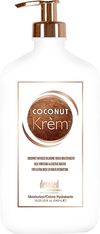 Crema idratante quotidiana con olio di cocco, proteine della seta e acqua di cactus