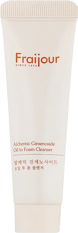 Olio-schiuma idrofilo antietà per viso "Ginseng Rosso"