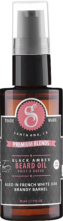 Olio da barba "Ambra nera"