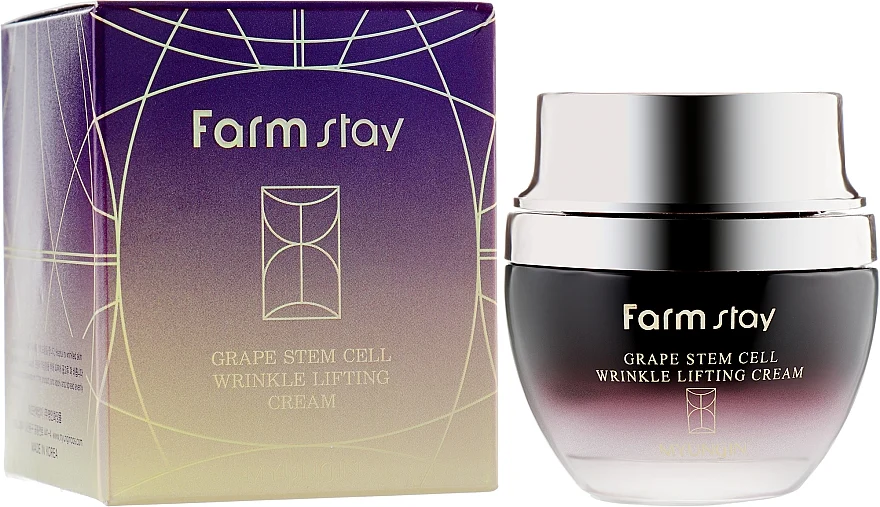Crema viso con cellule fitostaminale dell'uva