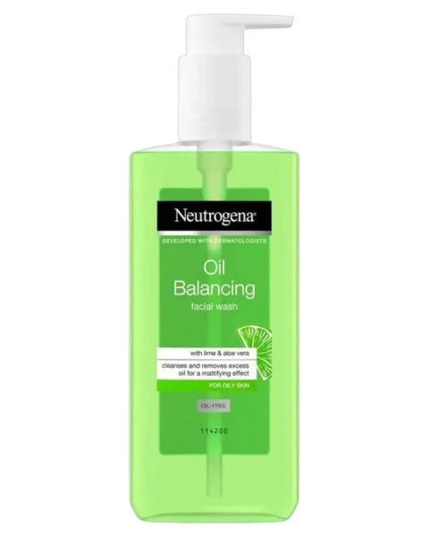Neutrogena Oil Balancing Facial Wash Lime & Aloe Vera