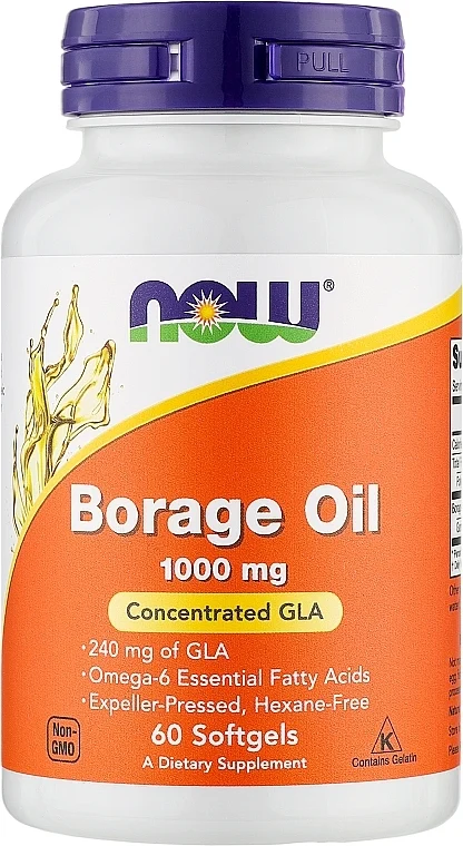 Integratore alimentare "Olio di borragine", capsule1000 mg