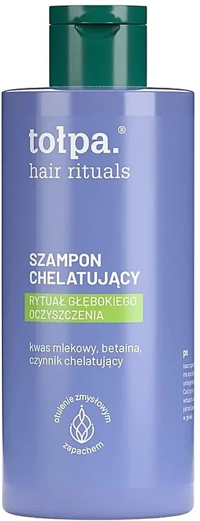 Shampoo chelante per capelli