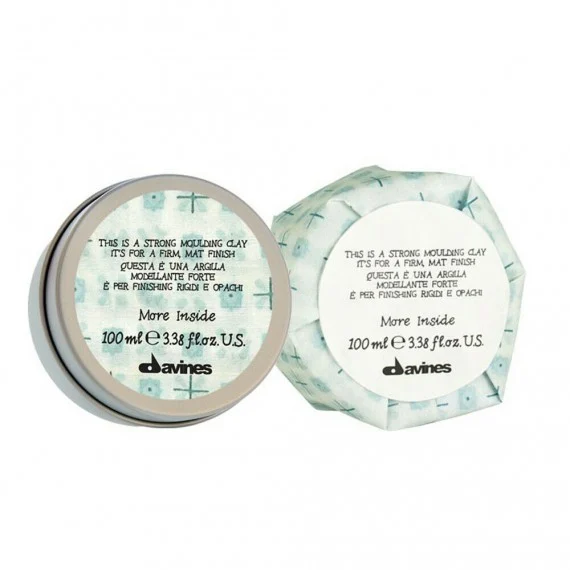 Davines More Inside Strong Moulding Clay 75ml - pasta modellante all'argilla tenuta forte