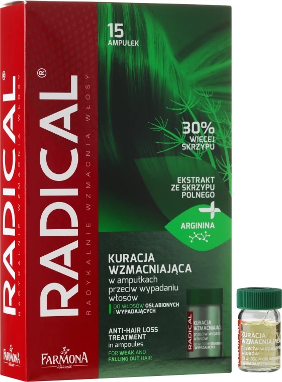 Trattamento anticaduta per capelli indeboliti