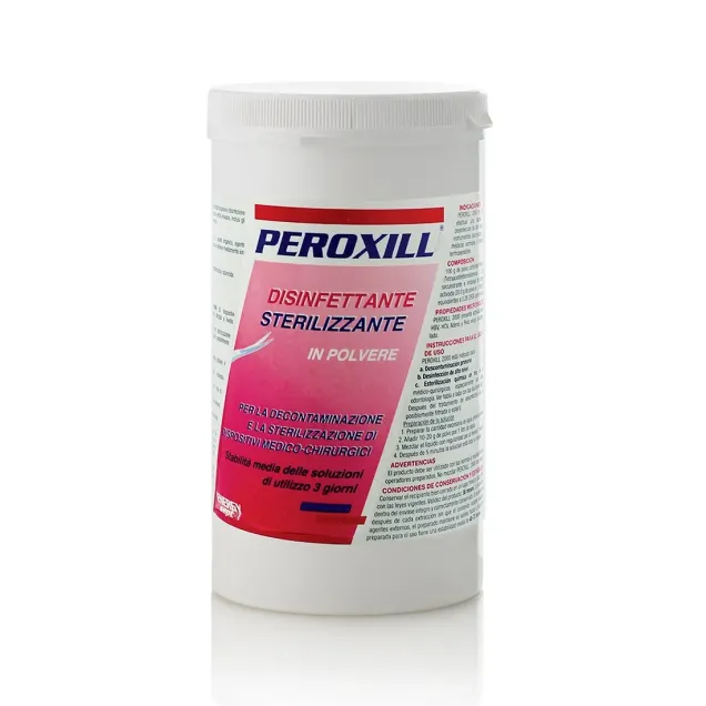 Disinfettante in Polvere Acido Peracetico Sterilizzazione Strumenti 1 kg.