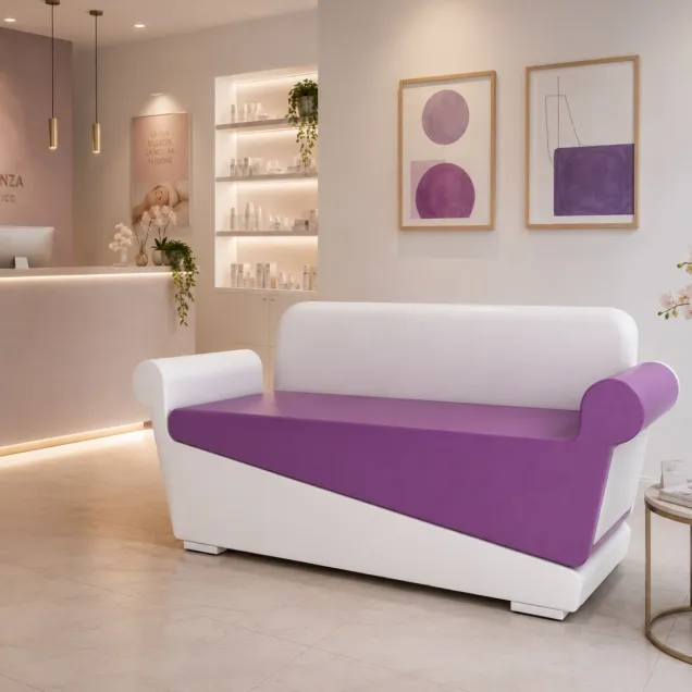 Divano Sala Attesa 3 Posti 138 cm Vari Colori Personalizzabili Stand By Ceriotti
