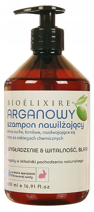 Shampoo idratante con olio di argan
