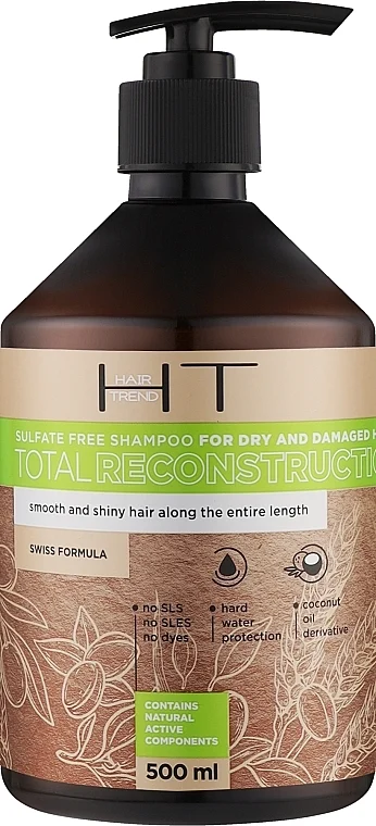 Shampoo senza solfati per capelli secchi e danneggiati